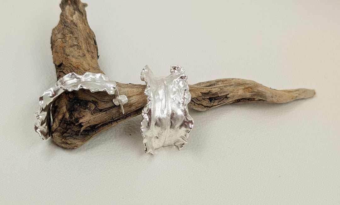 Alga Half Loop Earrings