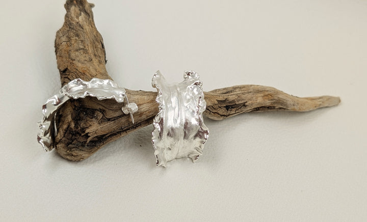 Alga Half Loop Earrings