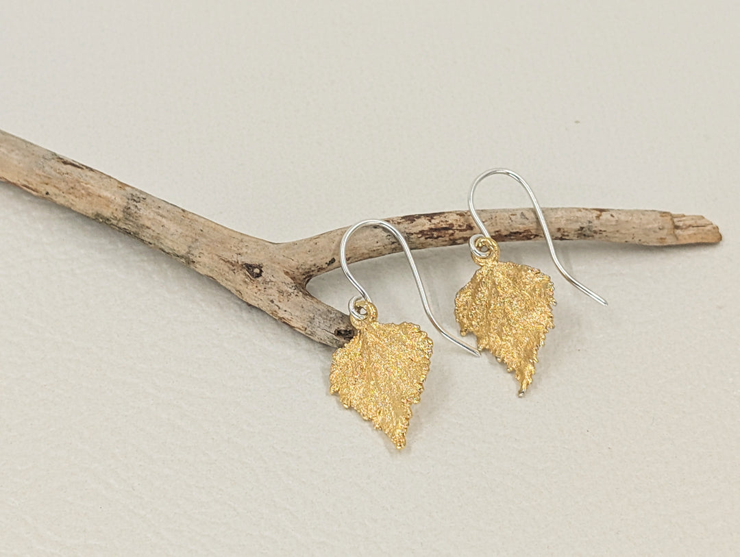 Birch Leaf Earrings