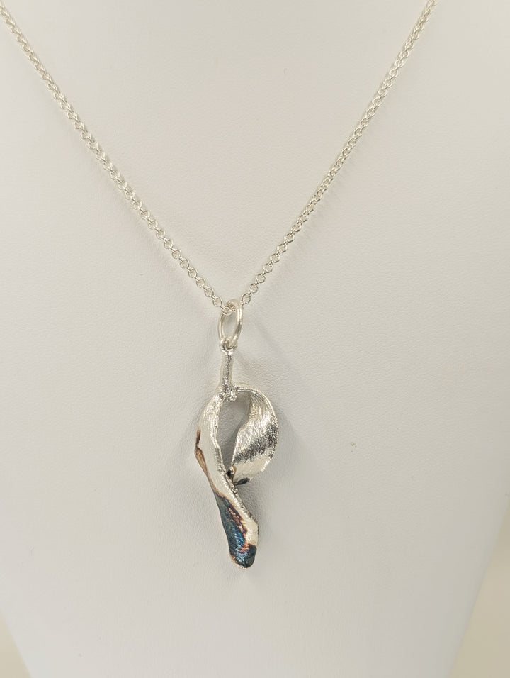 Mistletoe Leaf Necklace