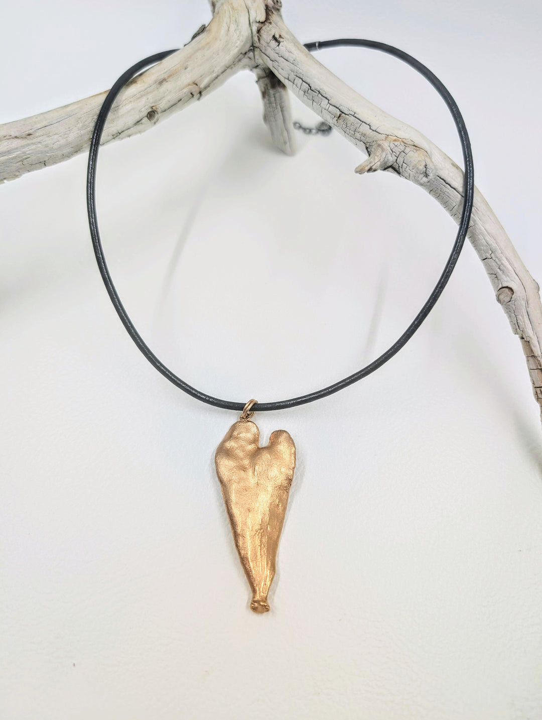 Mistletoe Leaf Necklace