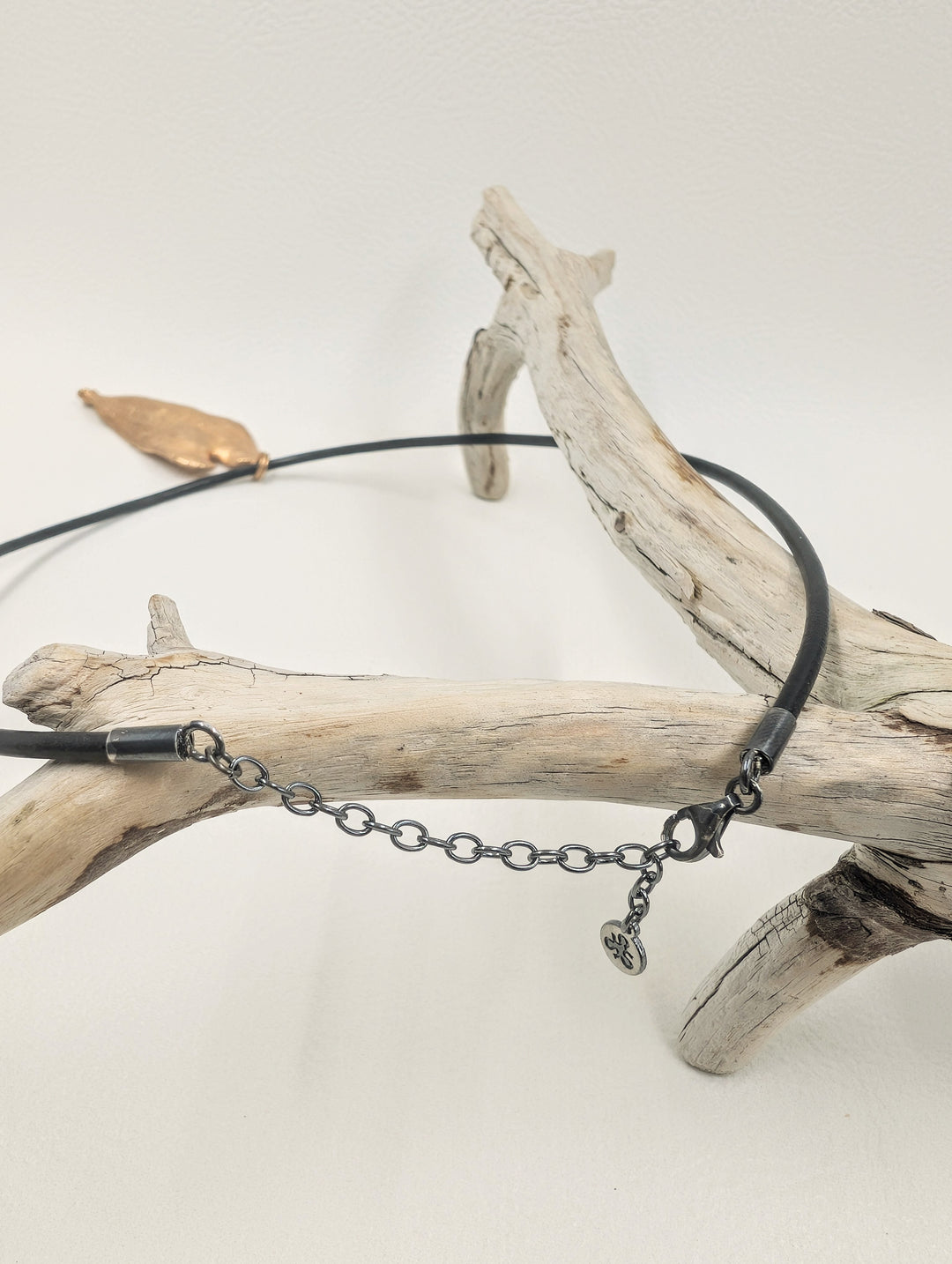 Mistletoe Leaf Necklace