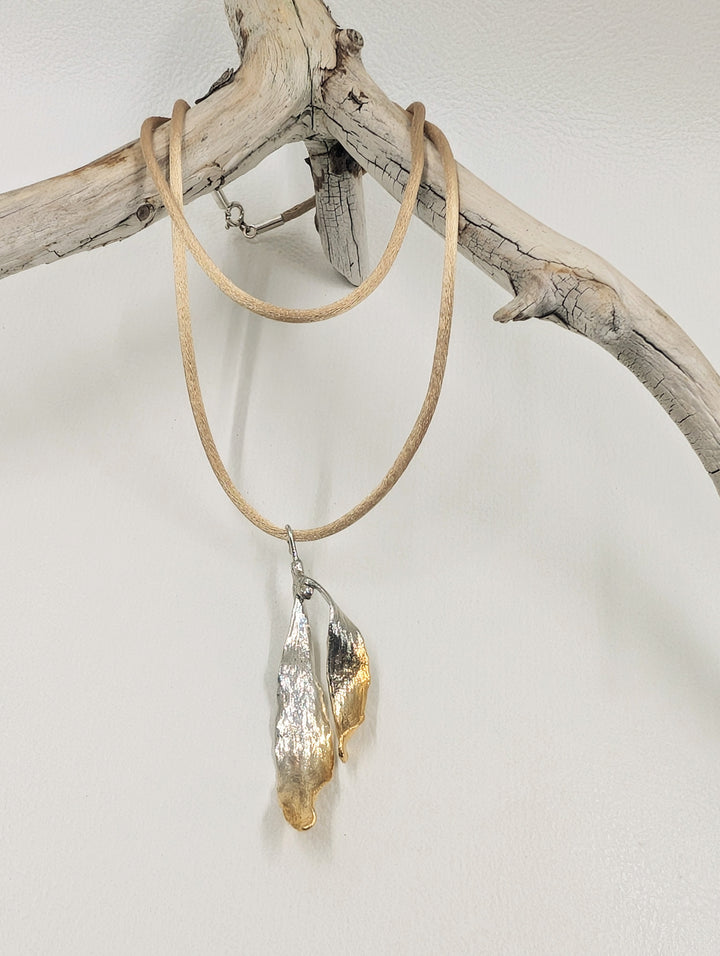 Mistletoe Leaf Necklace