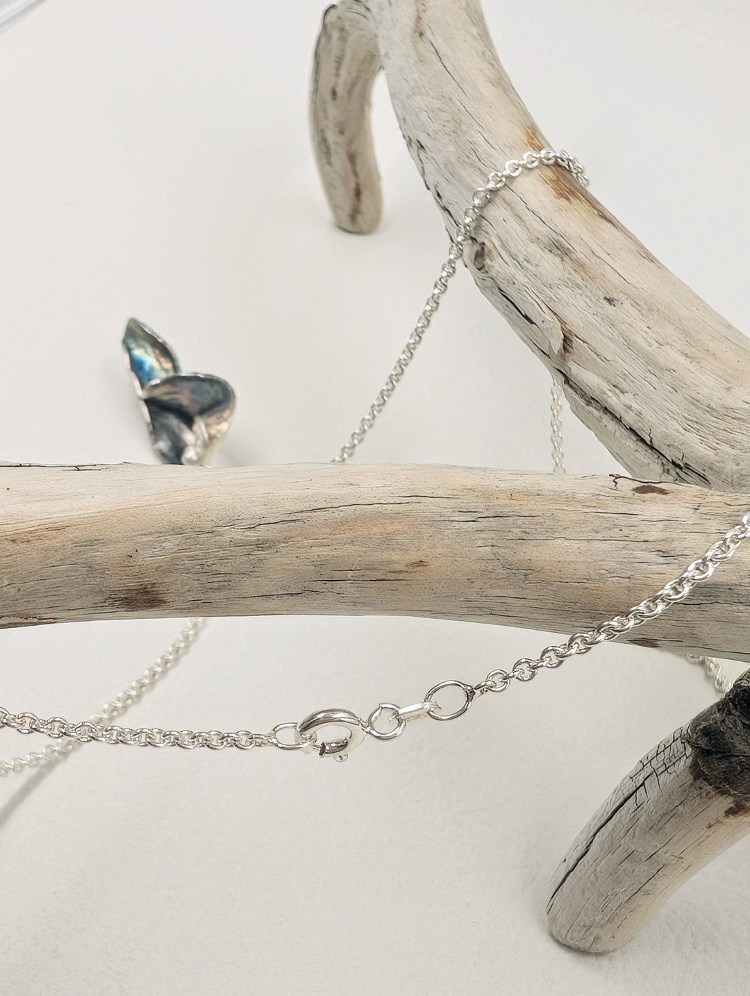 Mistletoe Leaf Necklace