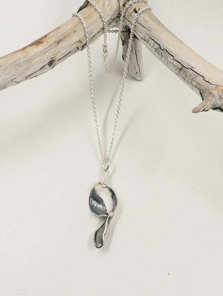 Mistletoe Leaf Necklace