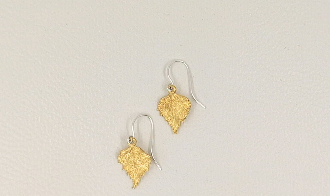Birch Leaf Earrings