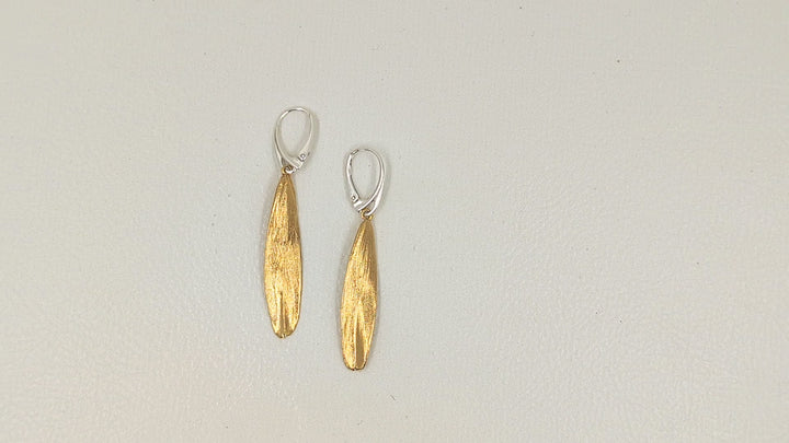 Ash tree seed earrings